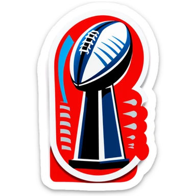 Superbowl  sticker