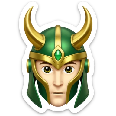 only helmet of loki sticker