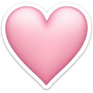 Lite pink Heart sticker