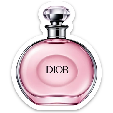 Pink Dior perfume  sticker