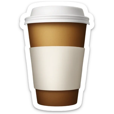 Starbucks cup sticker