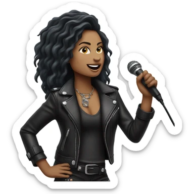 Deborah Queen of rock sticker