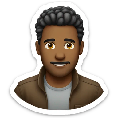 Hombre lindo sticker