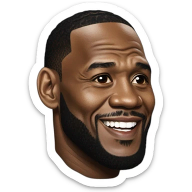 Lebron james Xi jinping sticker