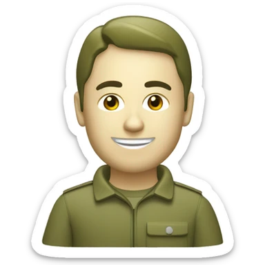 Renault Clio 2 Khaki olive color sticker