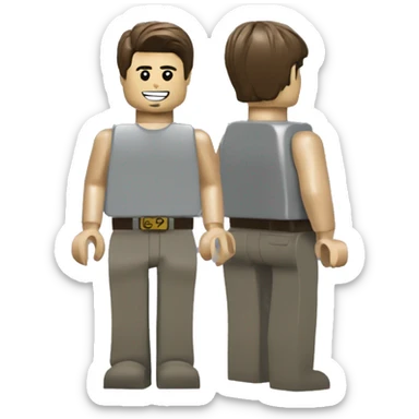 TOM CRUISE lego full body sticker