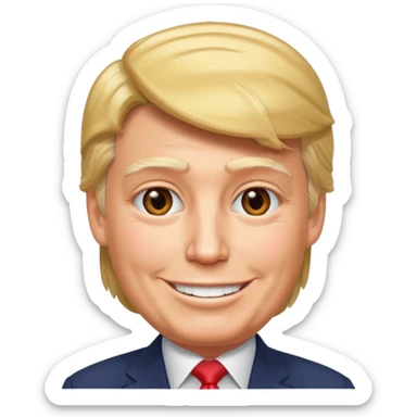 Transgender Donald trump sticker