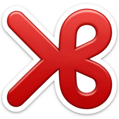 red minus symbol sticker