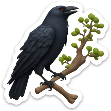 Crow hunting  sticker