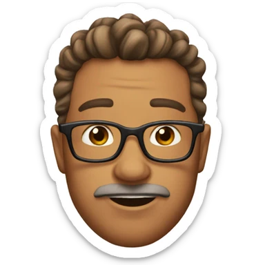 🤓 this emoji but with a 🎀 in the head sticker