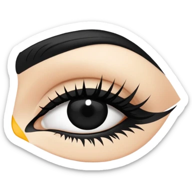 eye liner  sticker