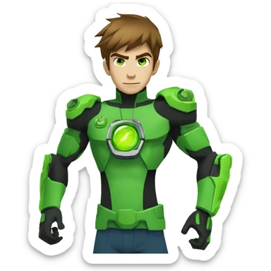 Ben 10 Classic and his Omnitrix  sticker
