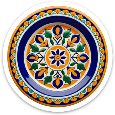 andalusian ceramic  sticker