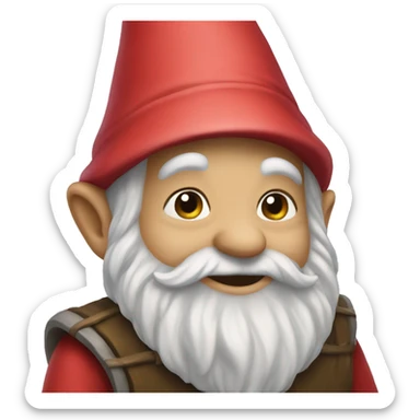 Gnome in love sticker