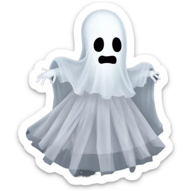 Ghost from call of duty in a tutu sticker