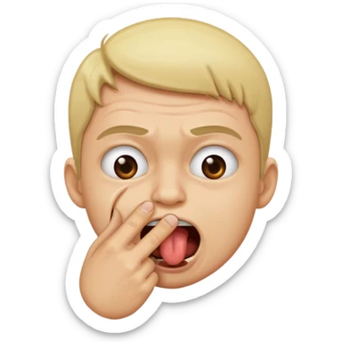 bite your finger sticker