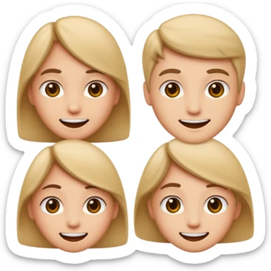 classic emoji, neutral face, neither feminine nor masculine, smirk smile, mischievous gaze sticker