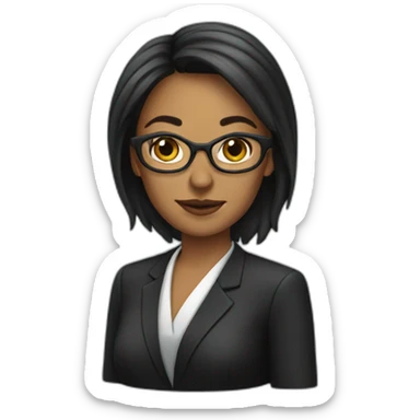 female lawyer sticker