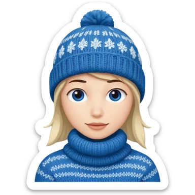 Winter Beanie Pe sticker