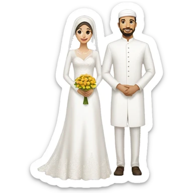 Muslim Wedding sticker