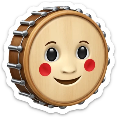 tambourine sticker