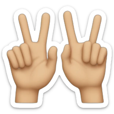 no worries hand sign sticker
