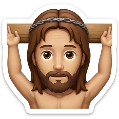 emoji di Gesù crocifisso 
 sticker
