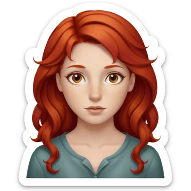 Aries woman zodiac sticker