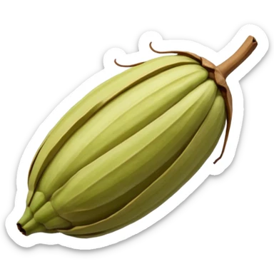 Cardamom original hyperrealistic  show no lines on it sticker