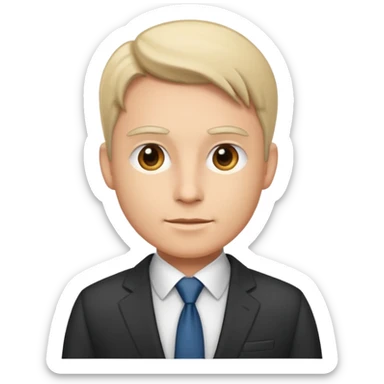 business investor person sticker