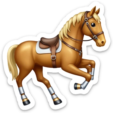 Caballo con zapatos sticker