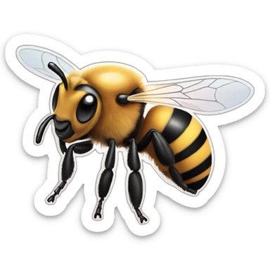 honeybee sticker