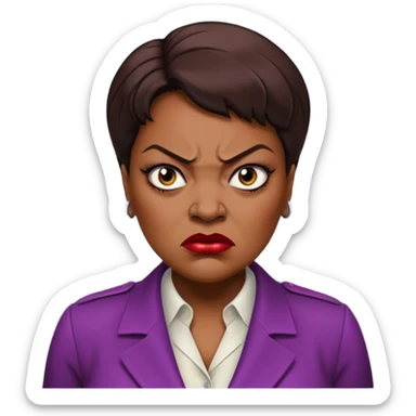 amanda waller angry sticker
