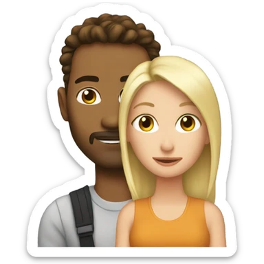 Jenn and Dave  sticker