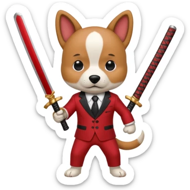 dogpool from Deadpool & Wolverine movie sticker
