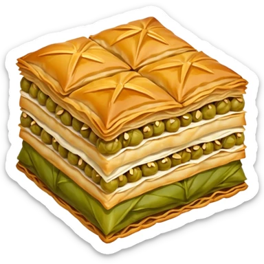 turkish baklava sticker