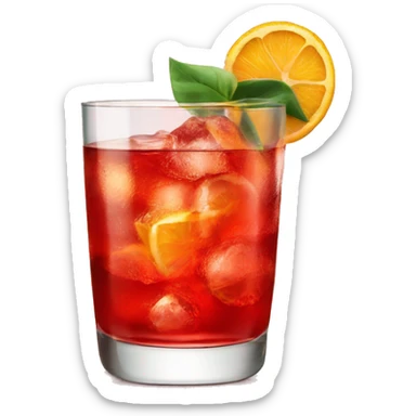 Campari Spritz cocktail  sticker