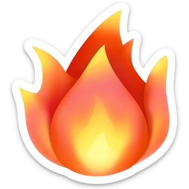 fire flower sticker