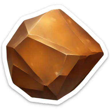 rusty metal mineral sticker