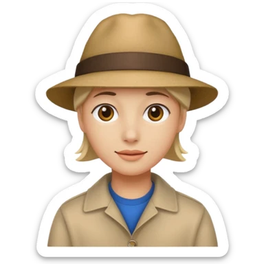 un cocker avec un chapeau sticker