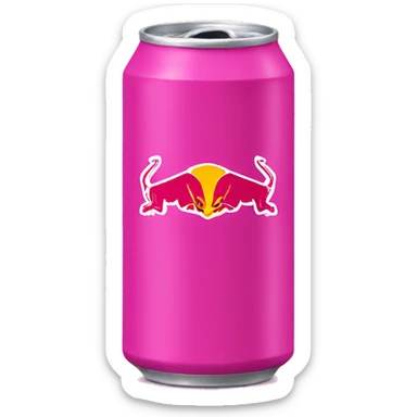Pink redbull sticker