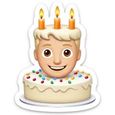 Happy Birthday Bob Birthday Cake sticker