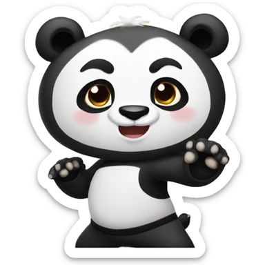 kunfu panda po image sticker