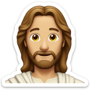 jesus opening sticker