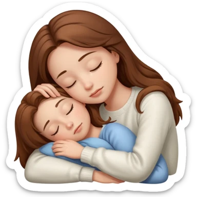 Cozy girl sleeping 😴 sticker