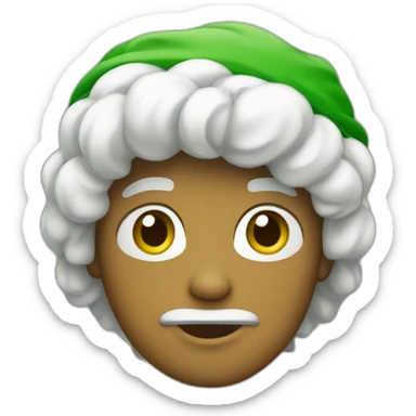 yorkshire with a green headband sticker