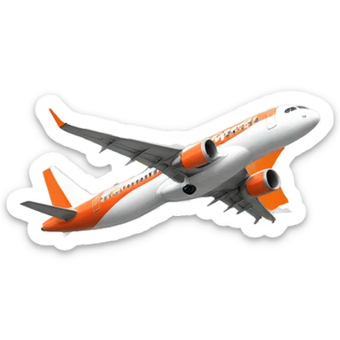 easyjet aeroplane sticker