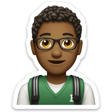 high school student  sticker