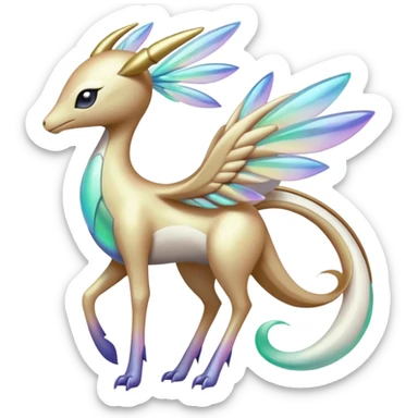 Meloetta-Palkia-Cresselia-Pokémon-Fakémon-fusion-hybrid-creature sticker