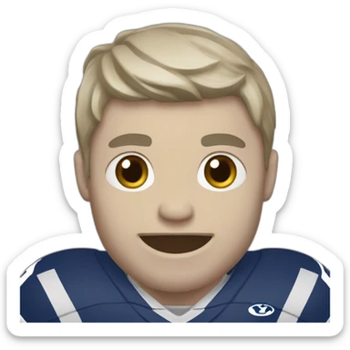 BYU vs University of Utah sticker